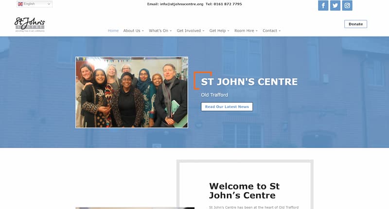 Website Development St Johns Centre