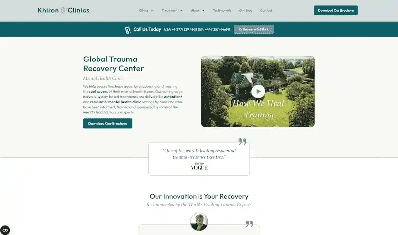 Khiron Clinics Mental Health SEO by DT Innovation Limited