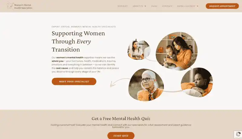 Womens Mental Health Specialsit SEO by DT Innovation